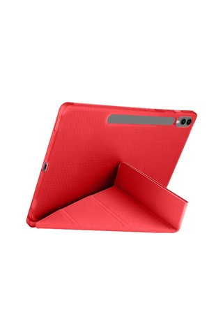 Galaxy Uyumlu Tab S9 Plus Kılıf Tri Folding Kalem Bölmeli Standlı Kılıf