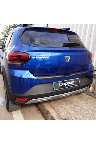 Dacia Sandero 2021- Yılı Ve Sonrası Uyumlu Arka Tampon Eşiği Mat