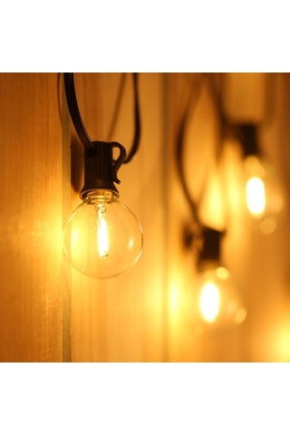 Qingmipy 25 Adet E12 230v Cam Led Ampul G40 - Ip44 Su Geçirmez 0.6w 2200k Isık Beyazı Işık Kaynağı