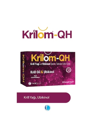 Krilom-QH Krill Oil & Ubikinol 30 Yumuşak Kapsül