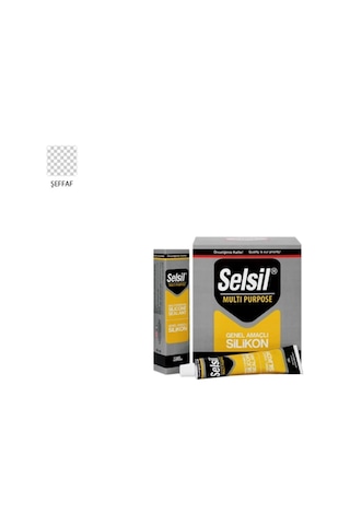 Mey Najmaddin Selsil Genel Amaçlı Tüp Silikon 50 Ml Şeffaf Najmaddin Belirtilmemiş