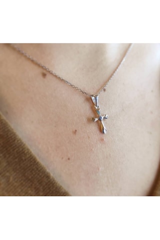 Oriental Kuyumculuk Jewellery Taşsız Küçük Boy Gümüş Kolye Gümüş