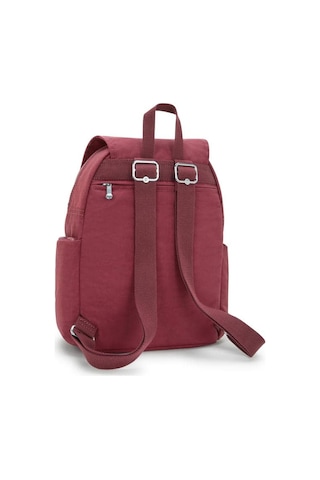 Kipling City Zip S Küçük Boy Sırt Çantası Bordo