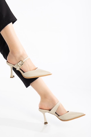 Suins Shoes Suins Zelda Kadın Topuklu Özel Üretim Stiletto Ayakkabı Ten