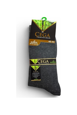 Çega Socks Dikişsiz Erkek Bambu Çorap Kokulu 6'lı Çok Renkli Çok Renkli