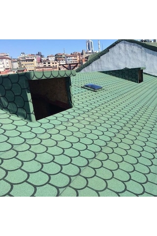 Desenli Shingle Şıngıl Çatı Şiltesi Desenli Membran Çatı Kaplama (498498057)