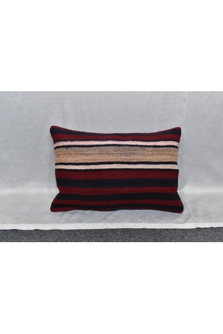 Zehra Abla Halı Yeni El Dokuma Dekoratif Kilim Kırlent Yastık Kılıfı 6684 Çok Renkli