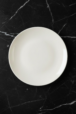 12'li Valencia Servis Tabağı 21cm Krem Rinart