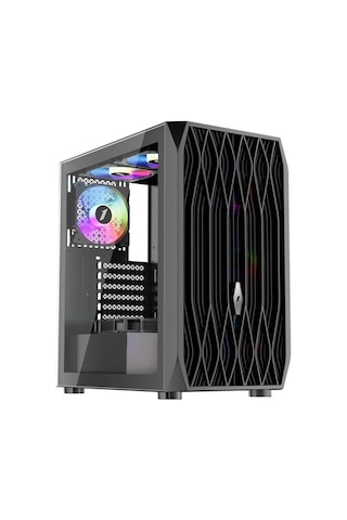 1st Player Arıya Ay7 Siyah 750w 80+ Argb 4x12cm Fan Temperli Cam Mesh Usb 3.0 Atx Kasa