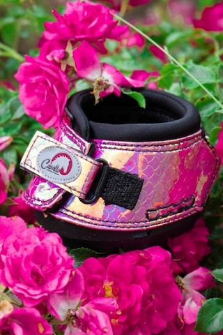 Cavallo Hoof Boots F.r.a. Clb Bling Hoof Botları Çift Minyatür At Ve Midilliler Için At Koşu Ekipmanları Sarı M4/s