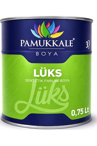 Pamukkale Lüks Parlak Sentetik Yağlı Boya 0.75 Lt Beyaz