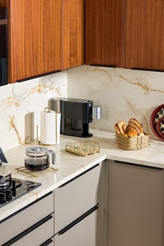 Edora Home 4'lü Gold Servis Sunum Seti, Peçetelik, Kağıt Havluluk, Ekmeklik, Nihale - Metal Paslanmaz