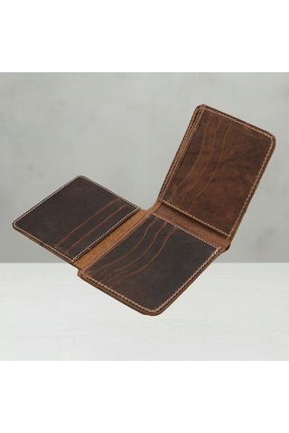 Luqa Leather Hakiki Deri El Yapımı Erkek Cüzdanı Minimalist Tasarım Kartlık Kahverengi Açık Kahverengi Luqa Leather Hakiki Deri El Yapımı Erkek Cüzdanı Minimalist Tasarım Kartlık Kahverengi Açık Kahverengi