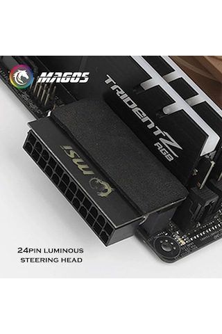 Msı Loglolu Atx Güç Kaynağı 24 Pin Işıklı Konnektör Başlık