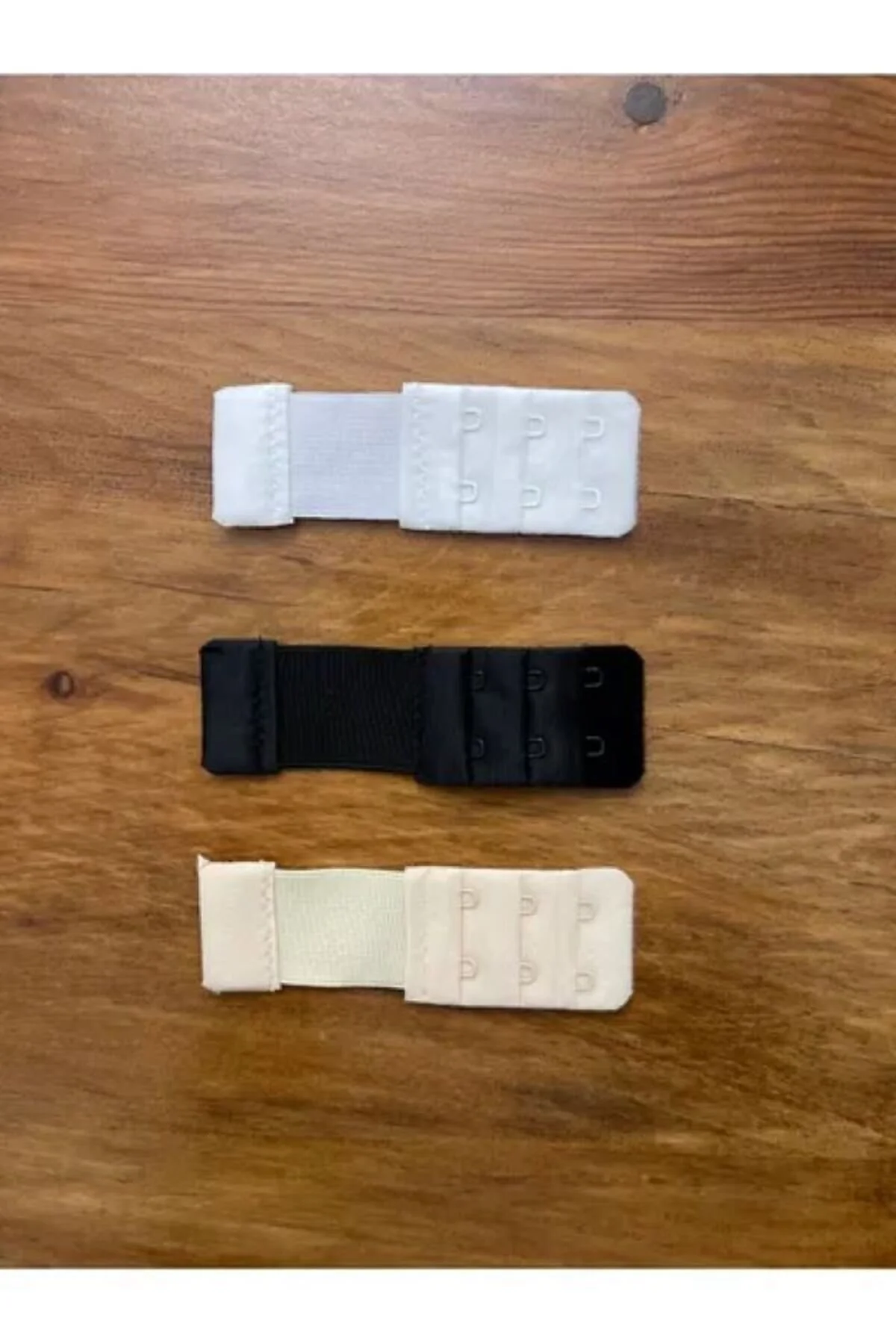 Bill Liza Kadın 2'li Kanca Lastikli Sütyen Uzatma Kopçası Agraf/ Ek Aparatı Seti 3'lü Paket Siyah - Beyaz - Ten Rengi