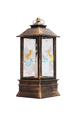 Dancemonkey Noel Baba Led Lambası - Sıcak Beyaz Işık, Bakır Bakır