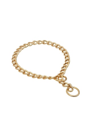 Doggie Altın Rengi Zincir Boğmalı Tasma 3.5x55 55 CM