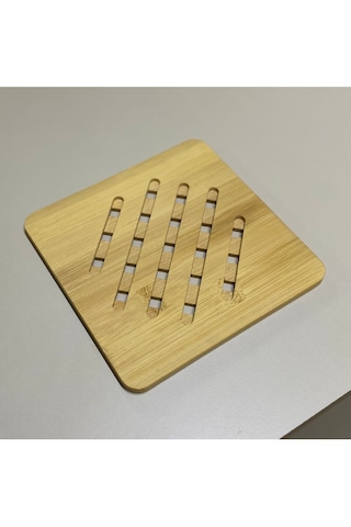 Bambu Nihale Tencere Ve Çaydanlık Altlığı Açık Sarı
