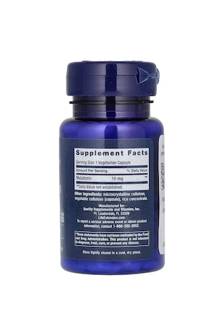 Life Extension Mela/tonin 10 Mg 60 Vegetarian Capsu