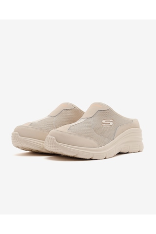 Skechers Fashıon Fıt Kadın Bej Arkası Açık Spor Ayakkabı 12714tk Tpe Bej