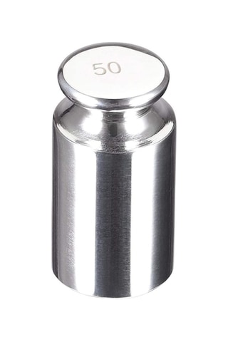 Borox Kalibrasyon Kütlesi 50g - Paslanmaz Çelik F1 Etalon