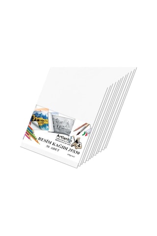 Resim Kağıdı 35x50 50 Li 100 gr 1 Paket 35*50 Resim Kartonu