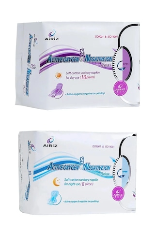 Tiens Airiz Gündüz 10'lı 1 Paket + Gece 8li 1 Paket Hijyenik Ped Tiens Airiz Gündüz 10'lı 1 Paket + Gece 8li 1 Paket Hijyenik Ped
