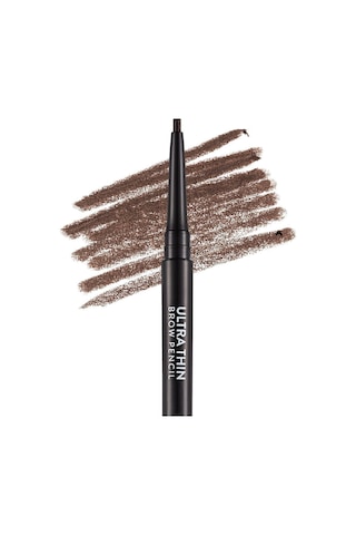 Flormar Kaş Kalemi & Fırçası - Ultra Thin Brow Pencil - 002 Light Brown - 8690604572113