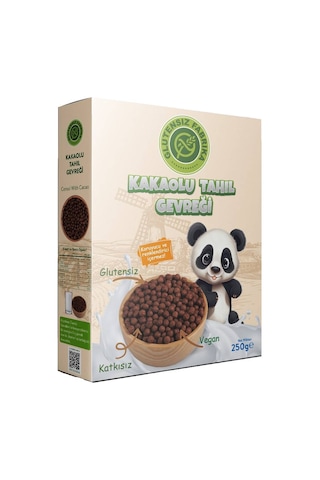 Glutensiz Fabrika Glutensiz Kakaolu Tahıl Gevreği 250 G
