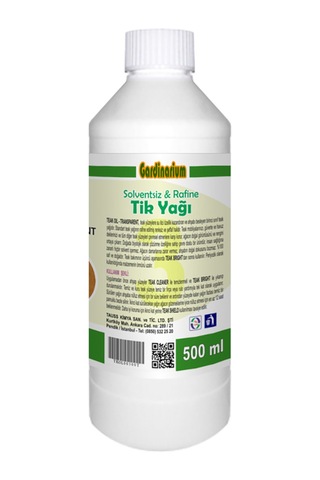 Gardinarium TEAK OIL / TRANSPARENT (Solventsiz Şeffaf Tik Yağı) 500 ml