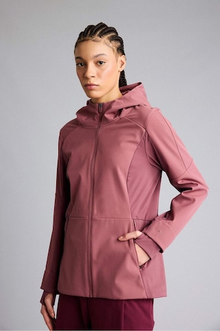 Defacto Su İtici Slım Fıt Kapüşonlu Fermuarlı Softshell Mont G0237ax26spbr252 Bordo-br252
