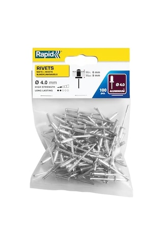 Percin 4x12 Mm Aluminym 100 Adet Diğer