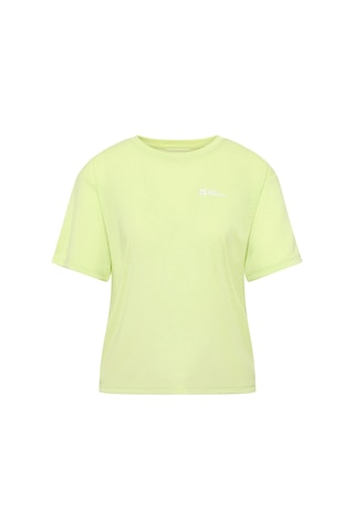 Jack Wolfskin Vonnan Crop T W Sarı Kadın Kısa Kol T-shirt 000000000102233079 Sari