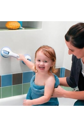 Aprilla Ash9910 Vantuzlu Kulp Tutacağı Vakumlu Banyo Tutacağı Beyaz
