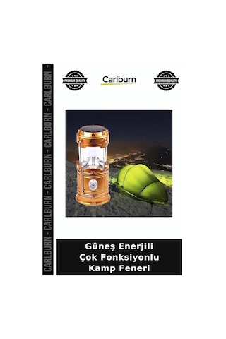 Özel Üretim Aydınlatma Şarjlı Fener Dış Mekan Güneş Enerjili Çok Fonksiyonlu Kamp Feneri