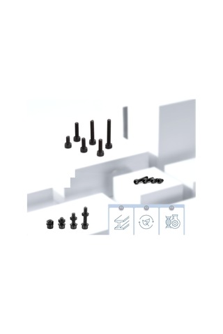 Venoa İcsp600 İmbus Civata Somun Pul Seti M3, M4, M5 Çantalı 600 Parça Diğer