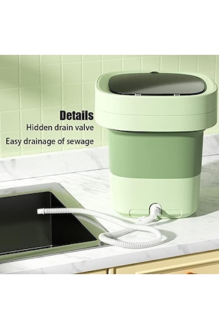 Sellwell Qianfan Portatif Katlanır Çamaşır Makinesi