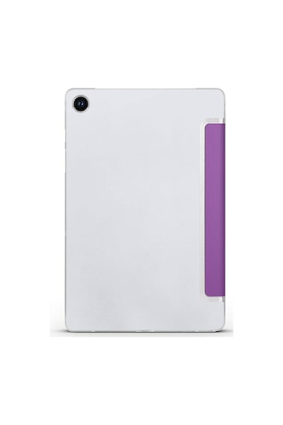 Galaxy Tab A9 Plus Uyumlu Zore Smart Cover Standlı 1-1 Kılıf-pembe Koyu Tablet Kılıfı