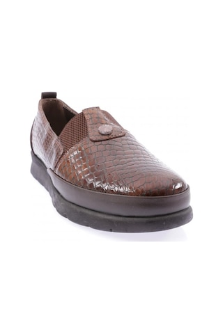 Dgn 742-23y Kadin Lastik Detayli Comfort Ayakkabi 742-692-R13867 Kahverengi