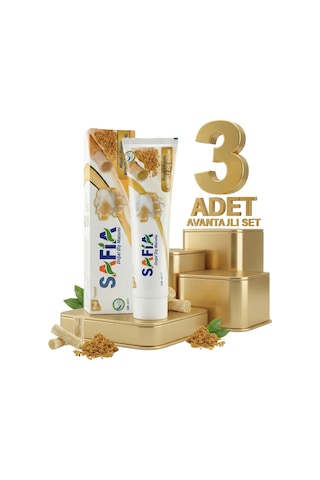 Safia Diş Macunu Misvak Ve Propolis 3x100 Ml