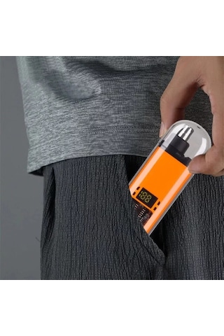 Cep Çakmak Model Usb Şarjlı Burun Kulak Yanak Kıl Tüy Temizleme Makinesi 00