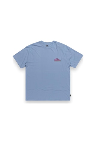 Quiksilver Eqyzt07654 Take Us Back Logo Ss Açık Mavi Erkek T-shirt Açık Mavi