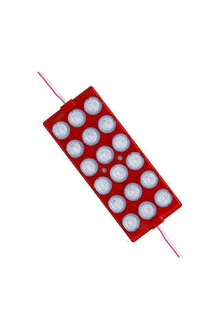 12 Volt Kırmızı Modül Led 6 Watt 10 Adet 10410