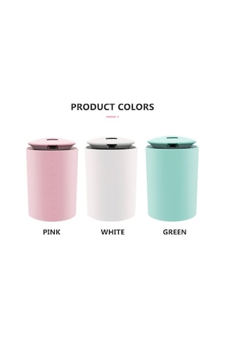 Novahub 260ml Sessiz Usb Nemlendirici, Beyaz, Mini Hava Spreyi, Ofis/ev/yol İçin