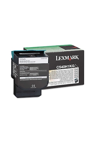Lexmark C540-C540H1Kg Siyah Toner Yüksek Kapasiteli
