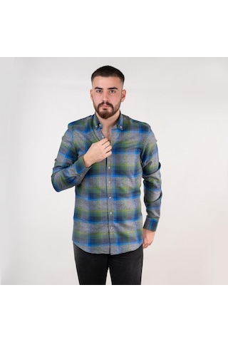 Dorss Slimfit Ekose Erkek Gömlek