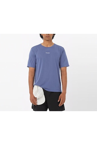 Salomon Shakeout Core Ss Tee Erkek Koşu Tişörtü Lc2841000 Mor