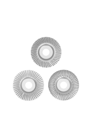 Tenfowee Kahve Çelikten Yapılmış 3 Adet 100mm Tahta Oymacılık Disk Seti, 22mm İç Çaplı, Açık/kısa/uzun Yaylı, Tahta Düzenleme Ve Polisaj İçin Uygun