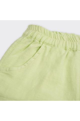 Kız Çocuk Çiçek Desenli Bluz Ve Beli Lastikli Şortlu Takım 2411gb17017-4516 001