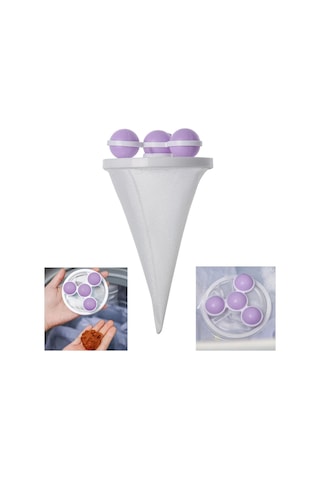 Ayt Sunup Sn-26621 Mor Çok Fonksiyonlu Çamaşır Makinesi İçin Yıkanabilir Toz Tüy Toplayıcı